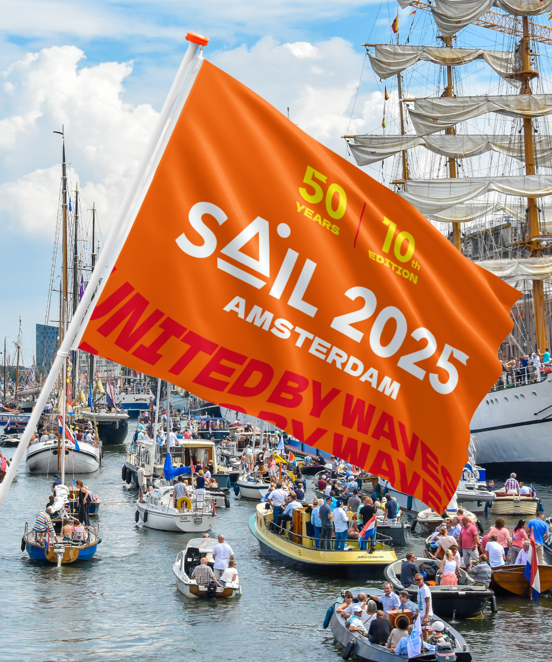 SAIL 2025 Vlag 100 x 150 cm
