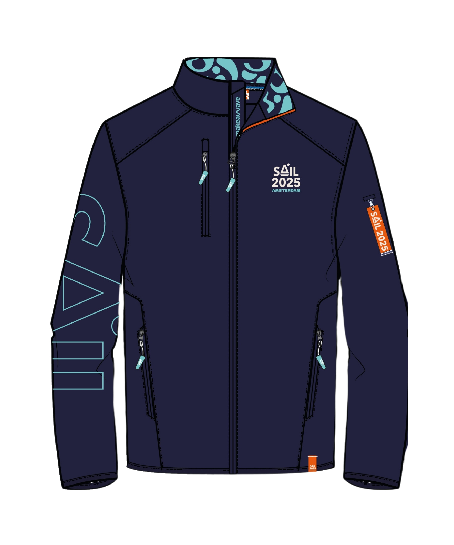 Softshell zeiljack SAIL 2025 (Dames)