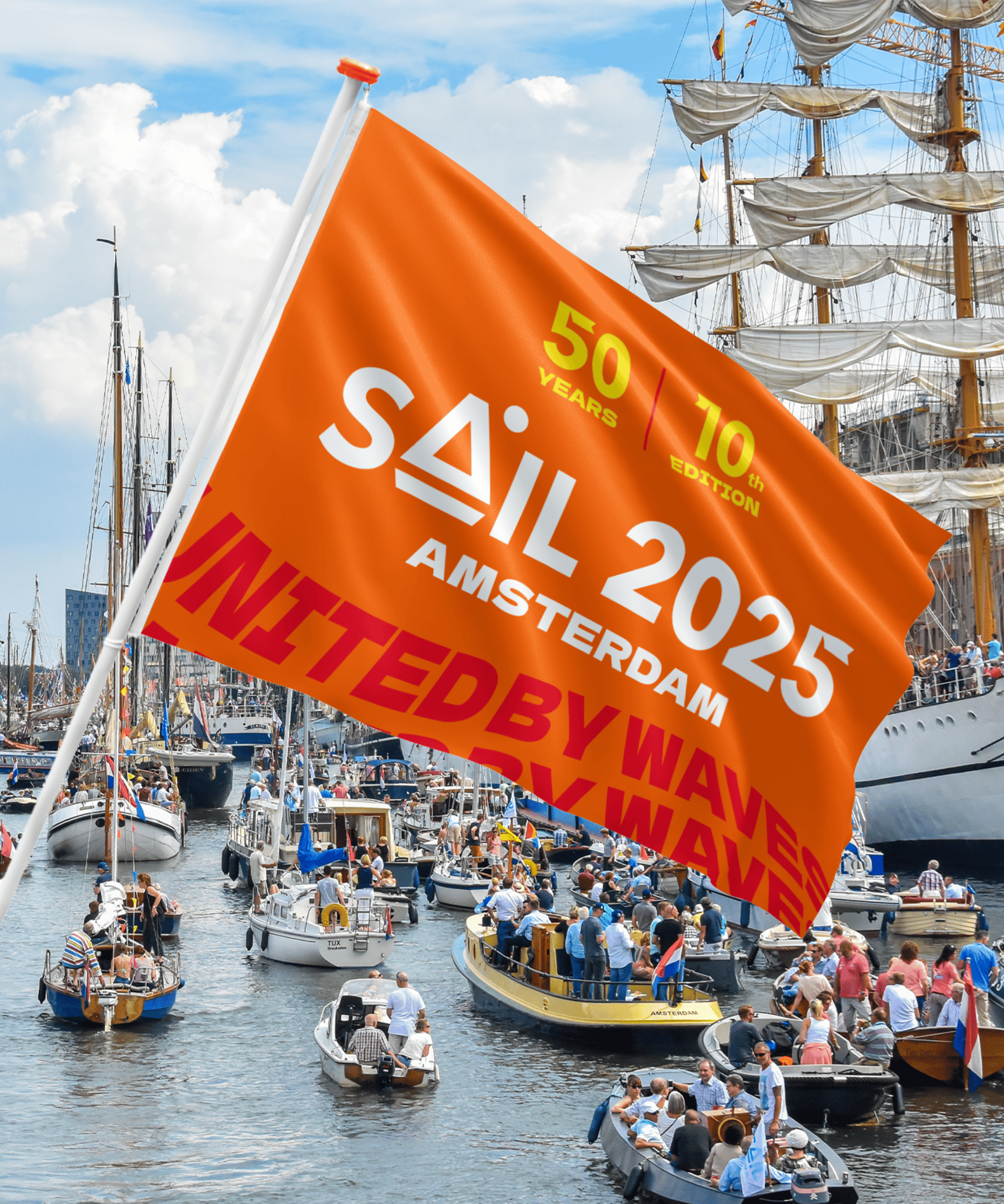 SAIL 2025 Vlag 100 x 150 cm